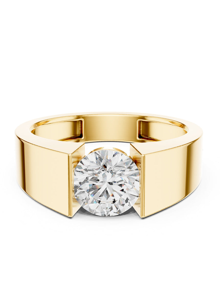 Anillo de Compromiso - solitario - AMORE6-RD-CZ