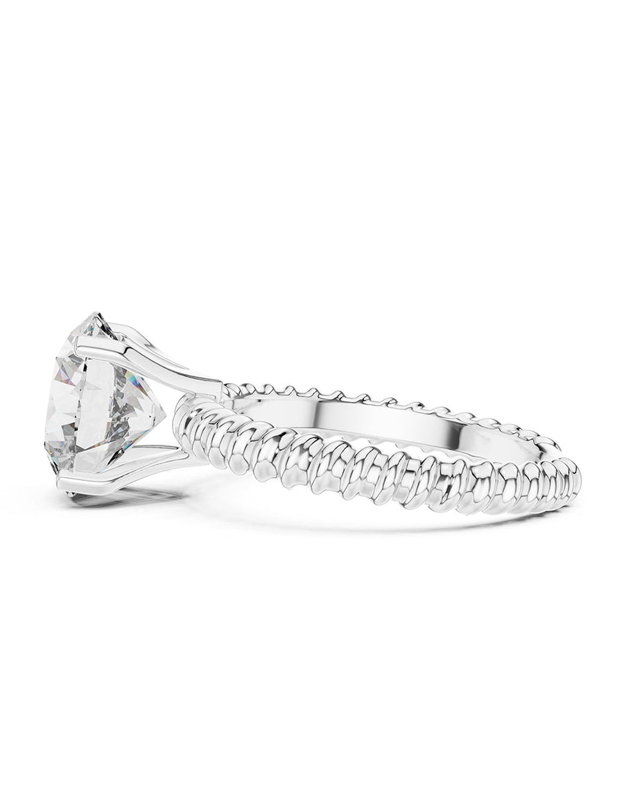 Anillo de Compromiso - solitario - AMORE60-RD-CZ