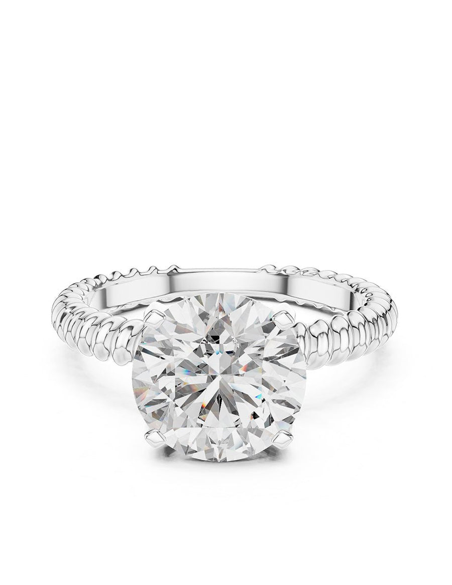 Anillo de Compromiso - solitario - AMORE60-RD-CZ