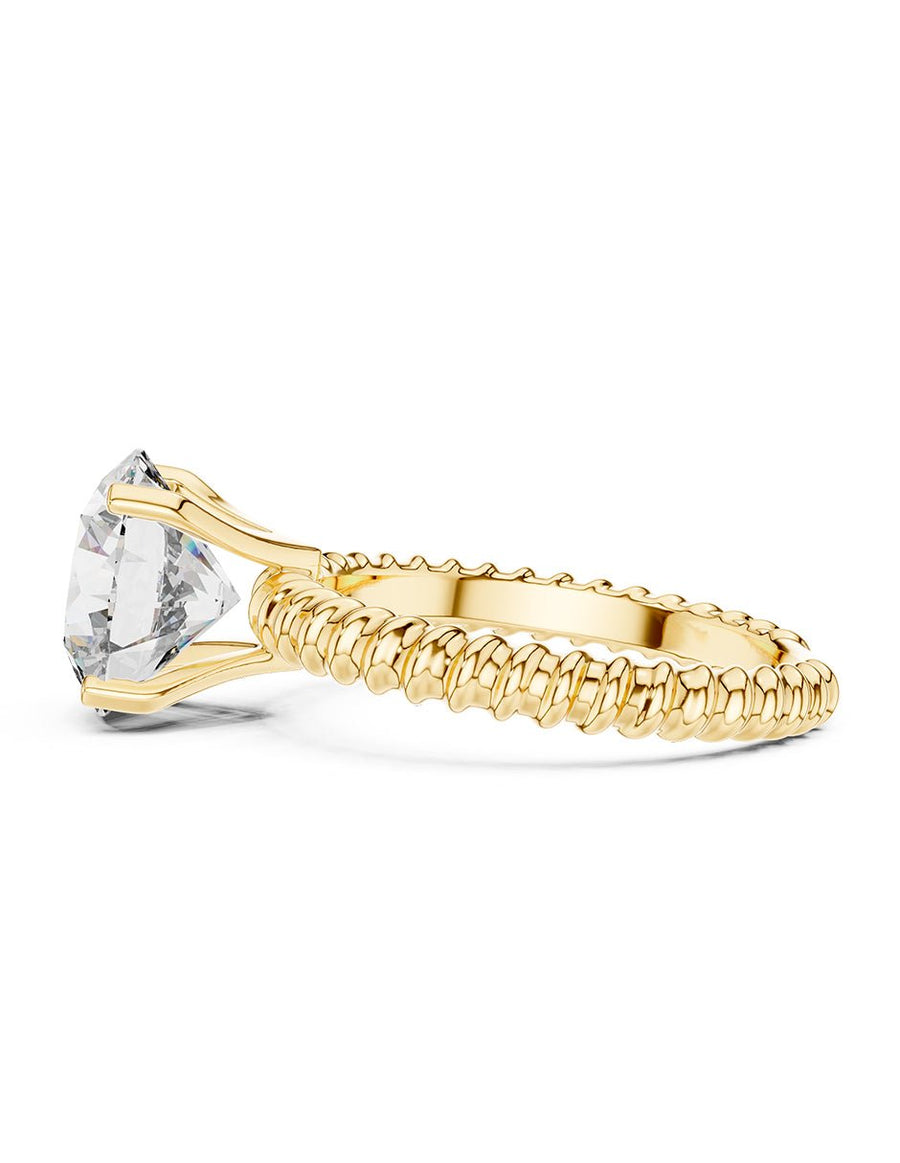 Anillo de Compromiso - solitario - AMORE60-RD-CZ