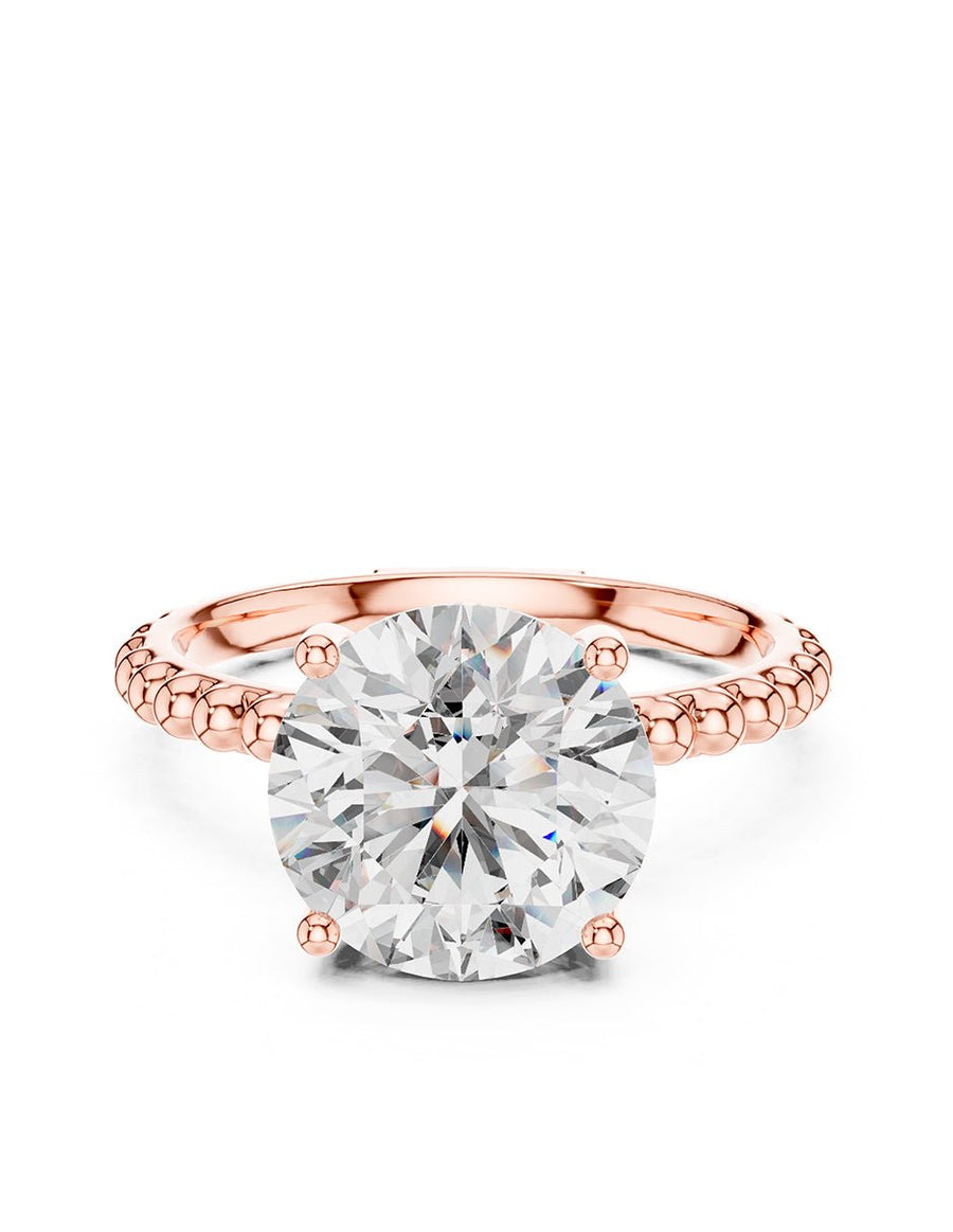 Anillo de Compromiso - solitario - AMORE61-RD-CZ