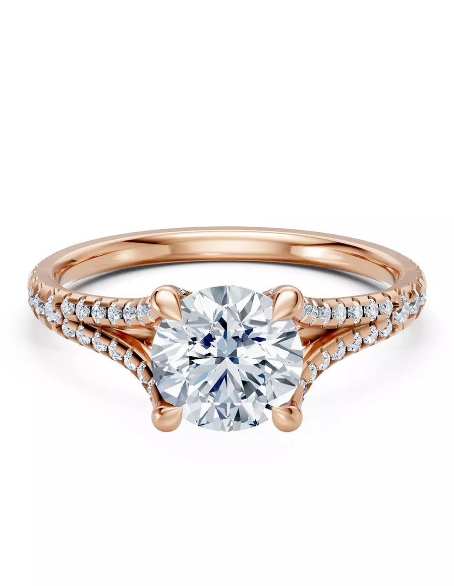 Anillo de Compromiso - pavé - AMORE612-RD-CZ