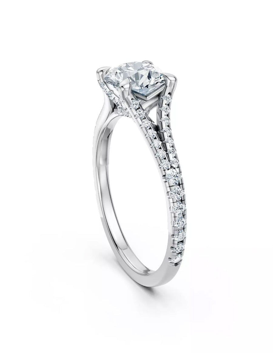 Anillo de Compromiso - pavé - AMORE612-RD-CZ