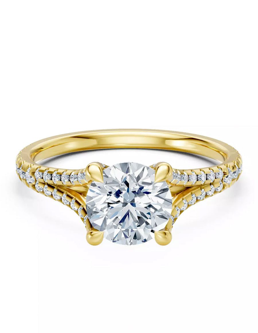 Anillo de Compromiso - pavé - AMORE612-RD-CZ