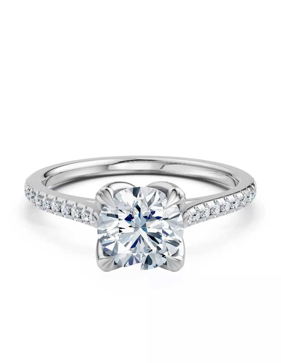 Anillo de Compromiso - pavé - AMORE614-RD-CZ