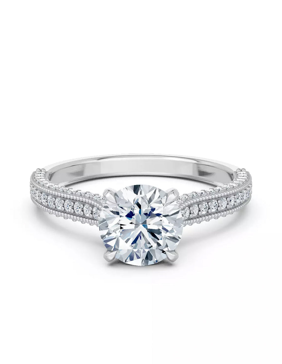 Anillo de Compromiso - pavé - AMORE615-RD-CZ