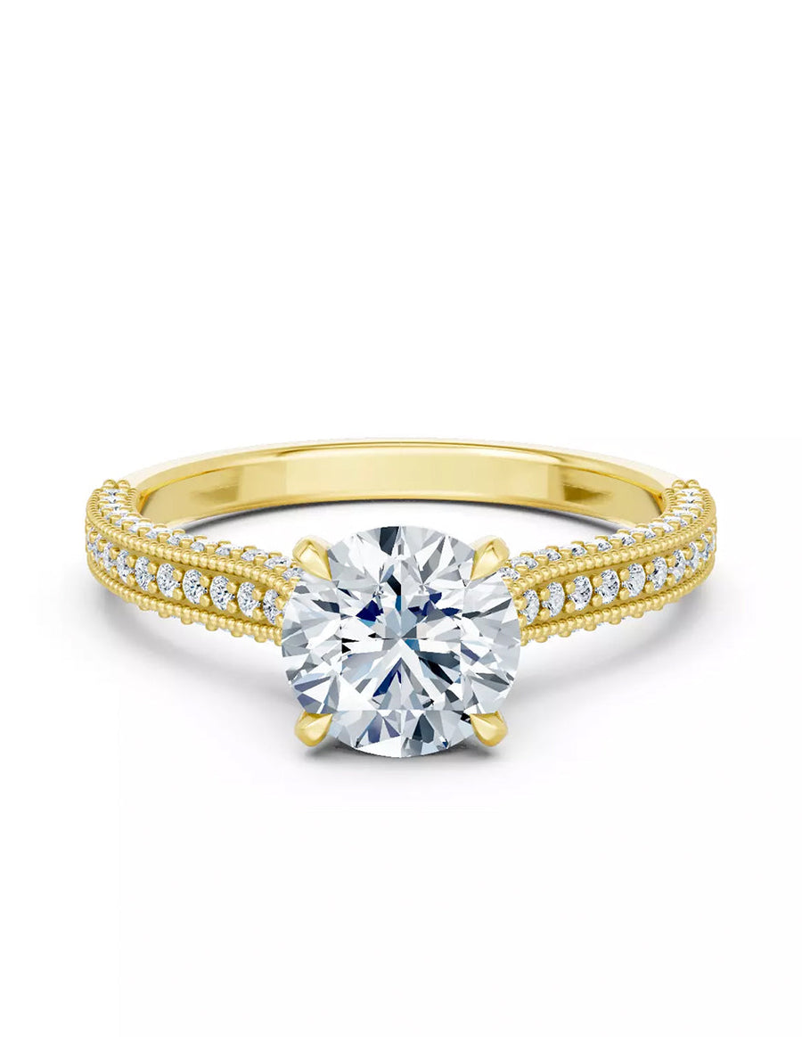 Anillo de Compromiso - pavé - AMORE615-RD-CZ