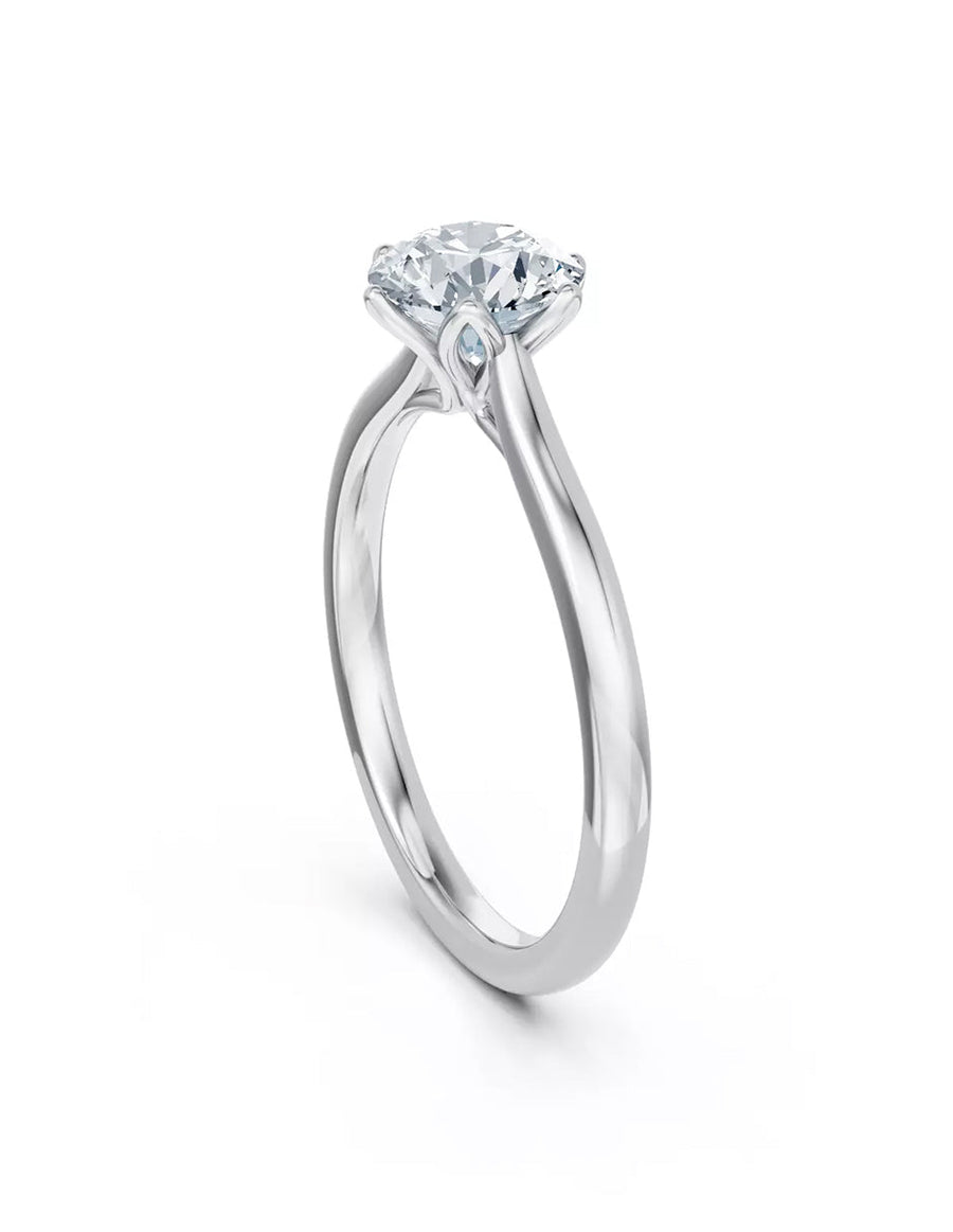 Anillo de Compromiso - solitario - AMORE616-RD-CZ