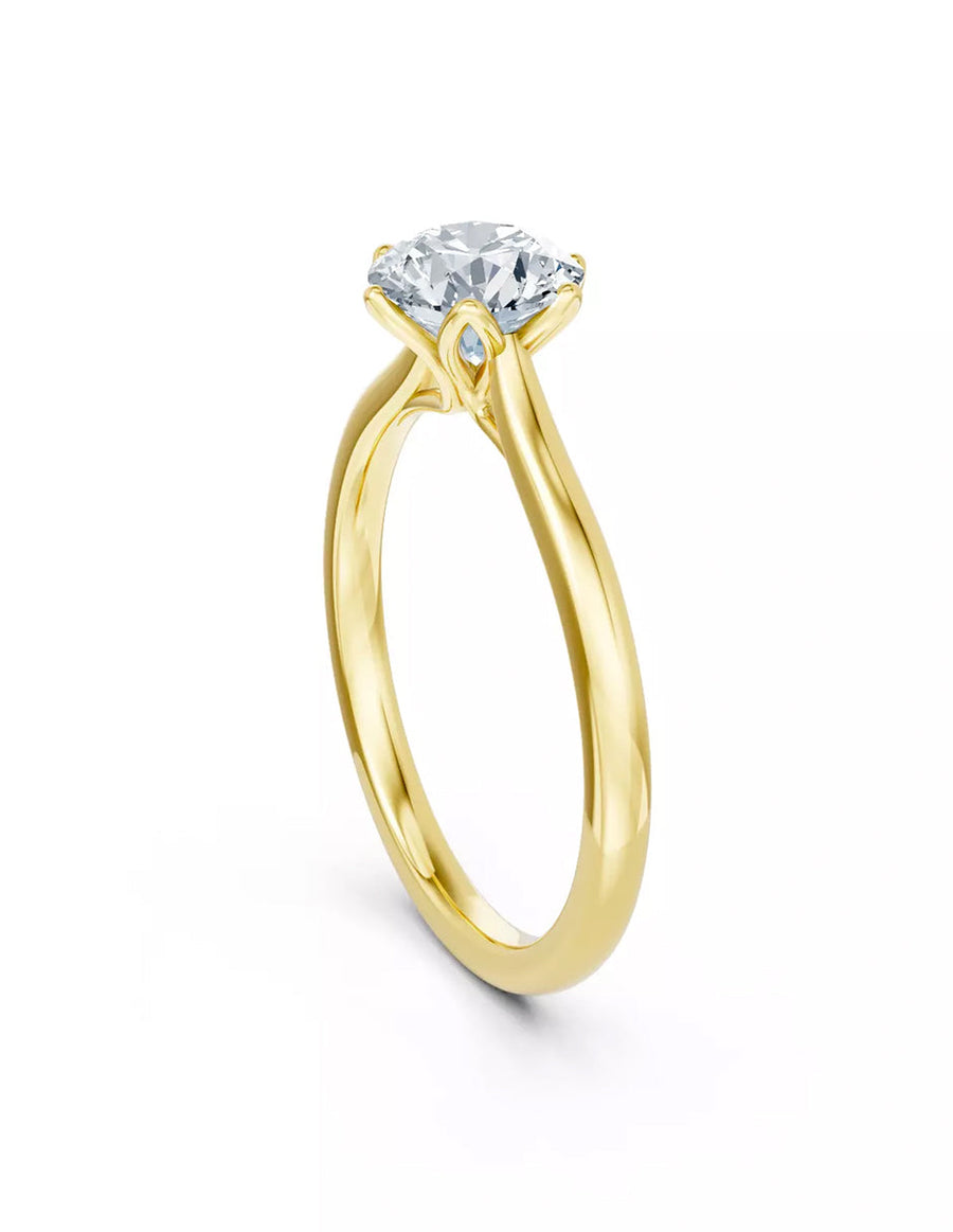 Anillo de Compromiso - solitario - AMORE616-RD-CZ