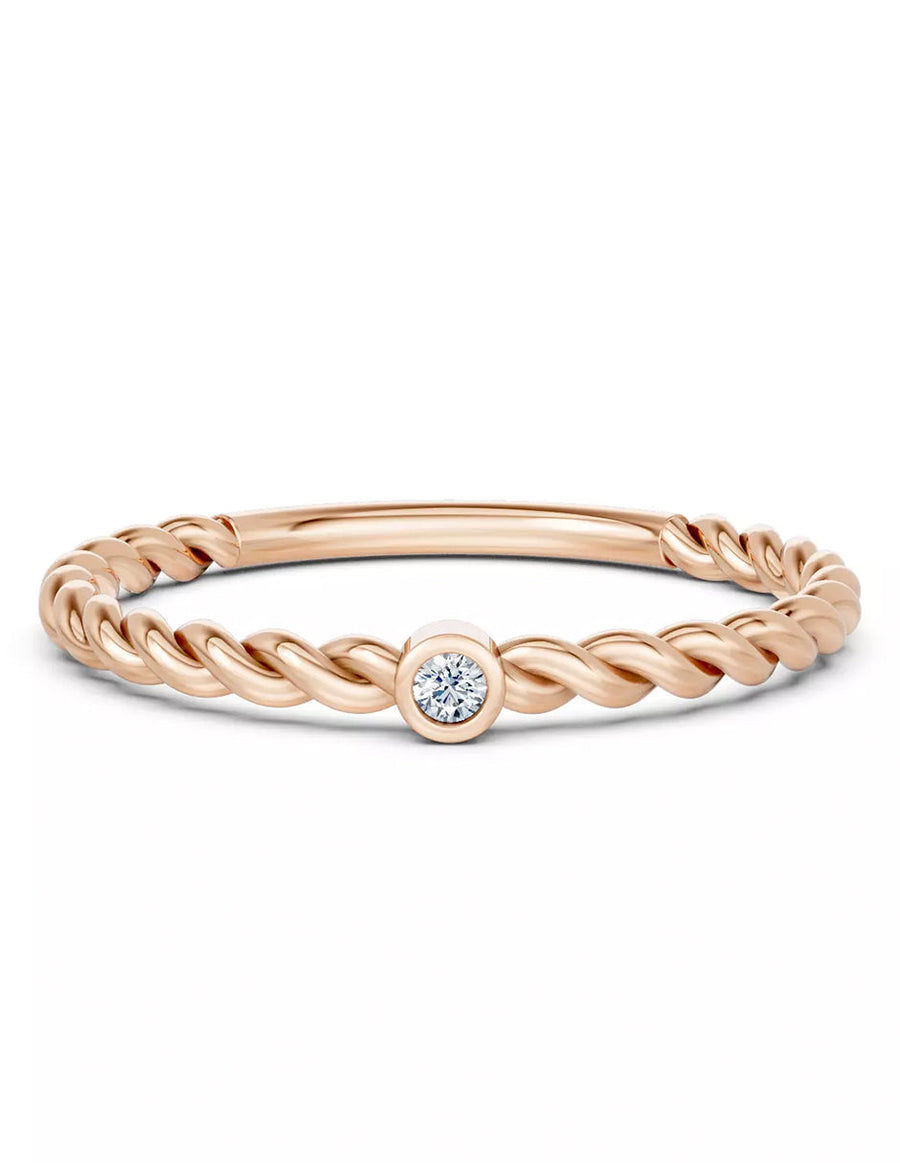 Anillo de Compromiso - solitario - AMORE620-RD-CZ