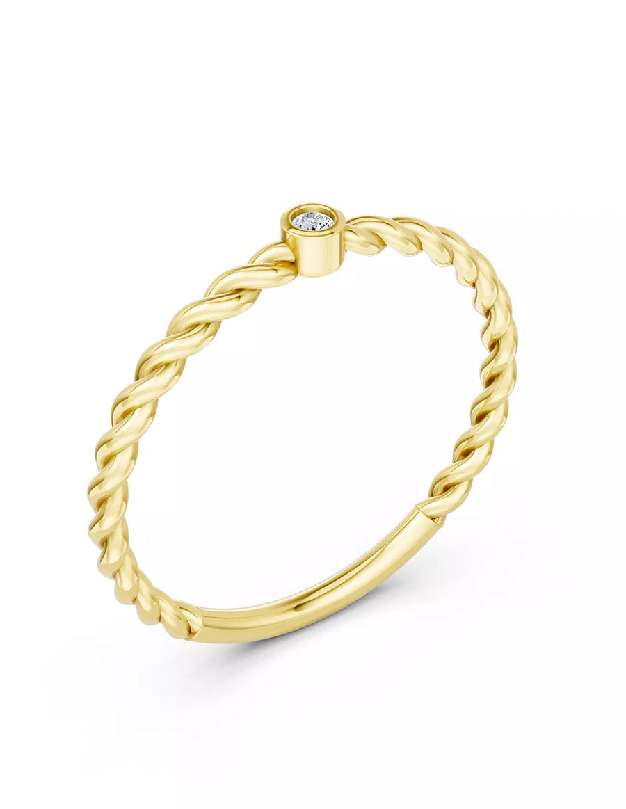 Anillo de Compromiso - solitario - AMORE620-RD-CZ