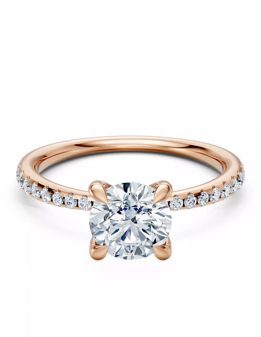 Anillo de Compromiso - pavé - AMORE621-RD-CZ