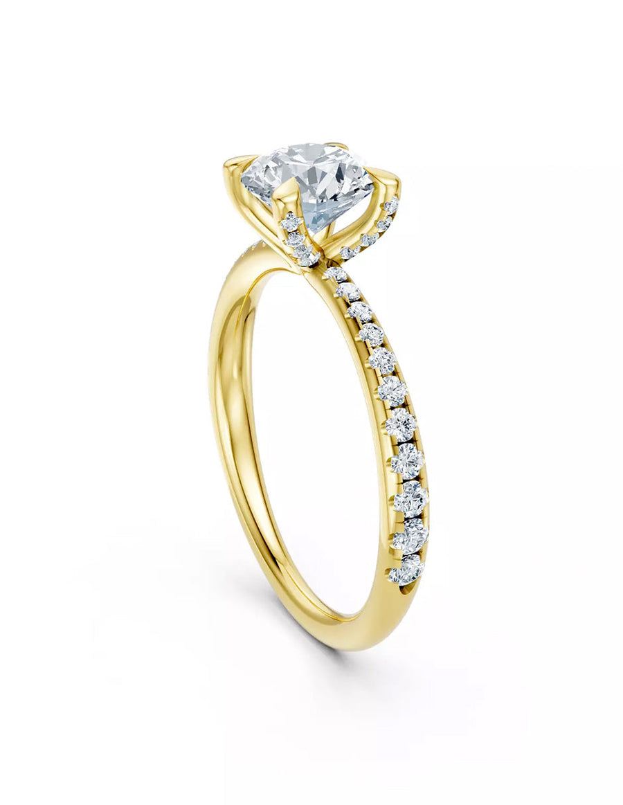 Anillo de Compromiso - pavé - AMORE621-RD-CZ