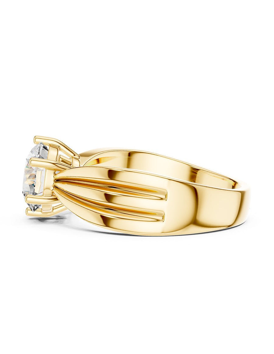 Anillo de Compromiso - solitario - AMORE67-RD-CZ