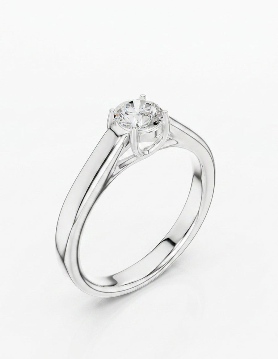 Anillo de compromiso - solitario - AMORE68-RD-LG