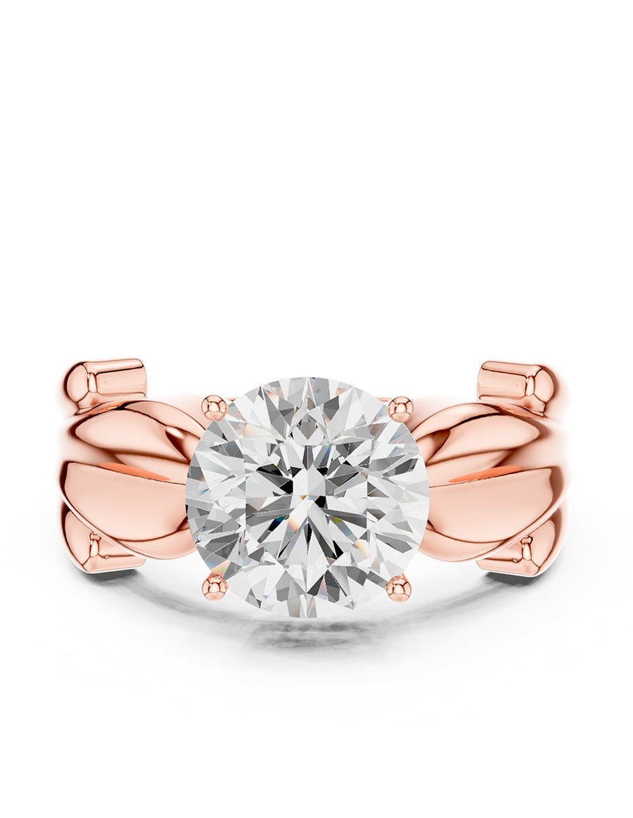 Anillo de Compromiso - solitario - AMORE69-RD-CZ