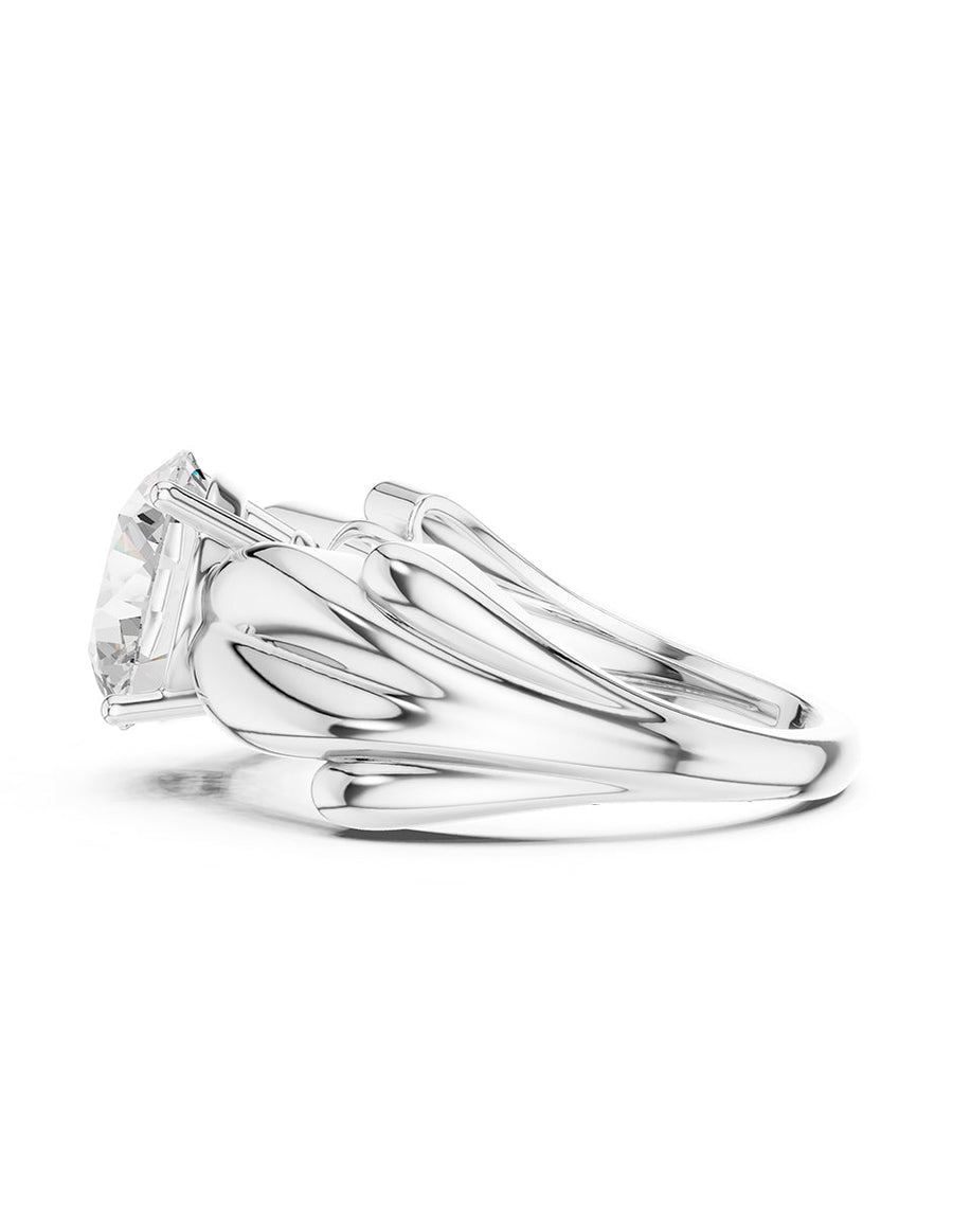 Anillo de Compromiso - solitario - AMORE69-RD-CZ