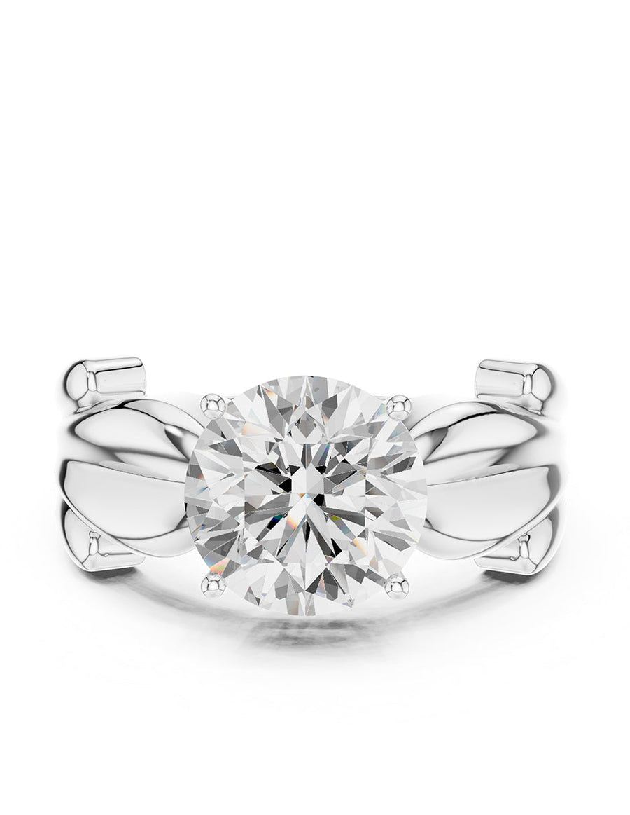 Anillo de compromiso - solitario - AMORE69-RD-LG
