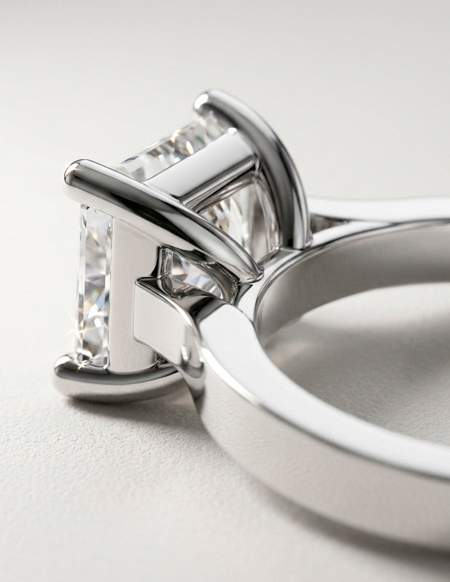 Anillo de compromiso - solitario - AMORE70-PR-LG