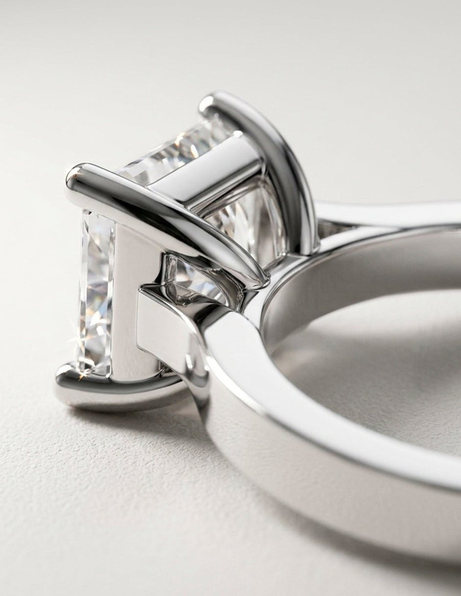 Anillo de Compromiso - solitario - AMORE70-PR-CZ