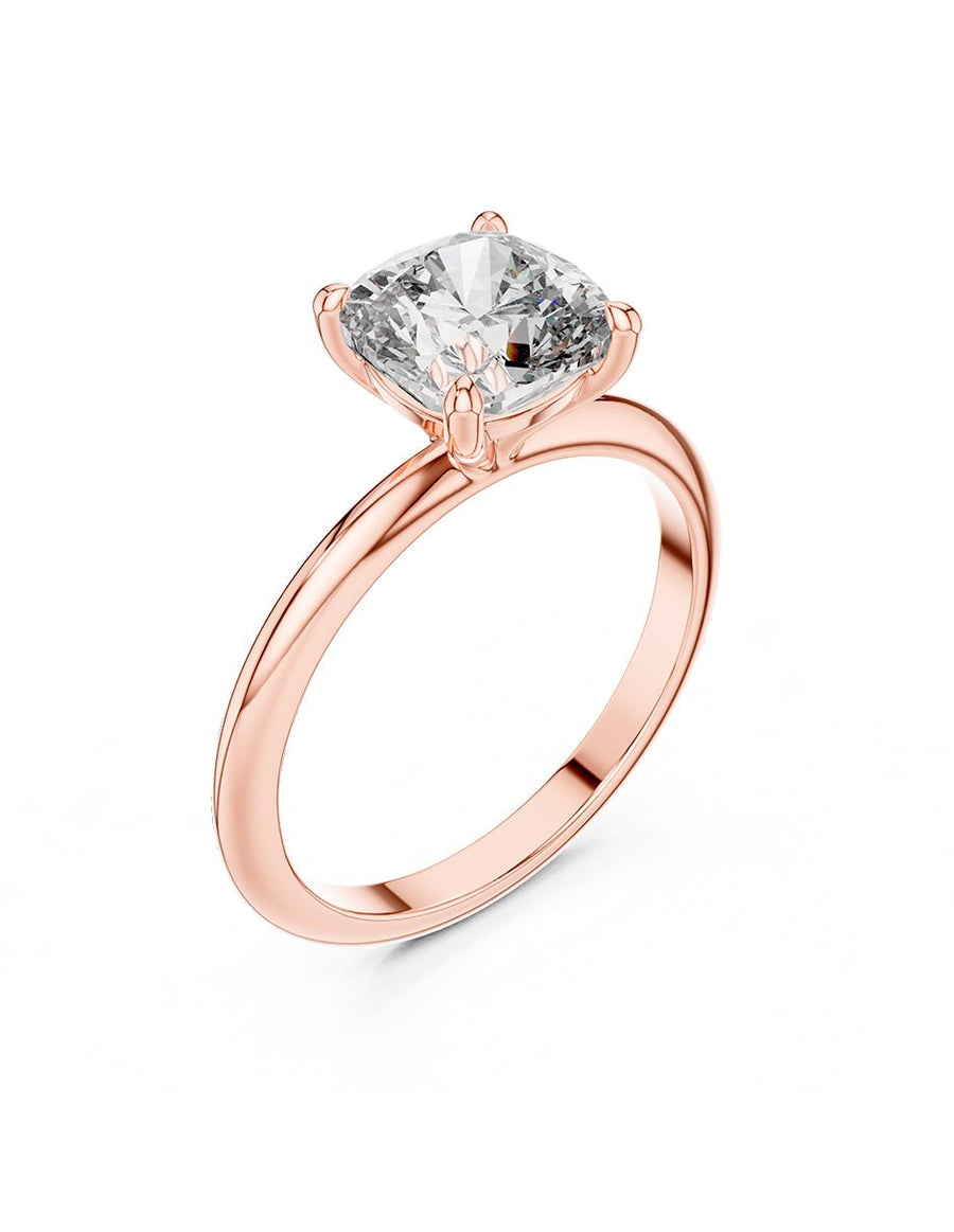 Anillo de Compromiso - solitario - AMORE71-CU-CZ