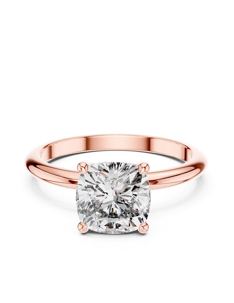Anillo de compromiso - solitario - AMORE71-CU-LG