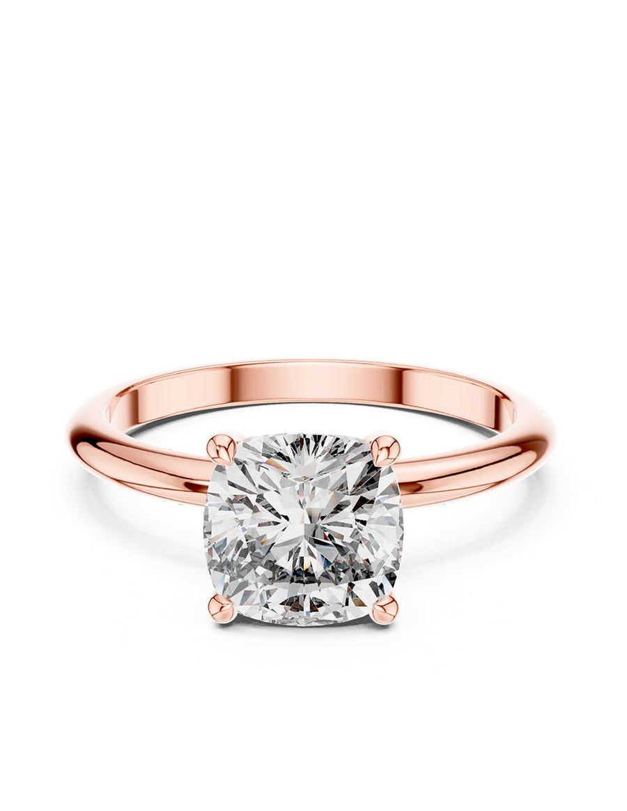 Anillo de Compromiso - solitario - AMORE71-CU-CZ