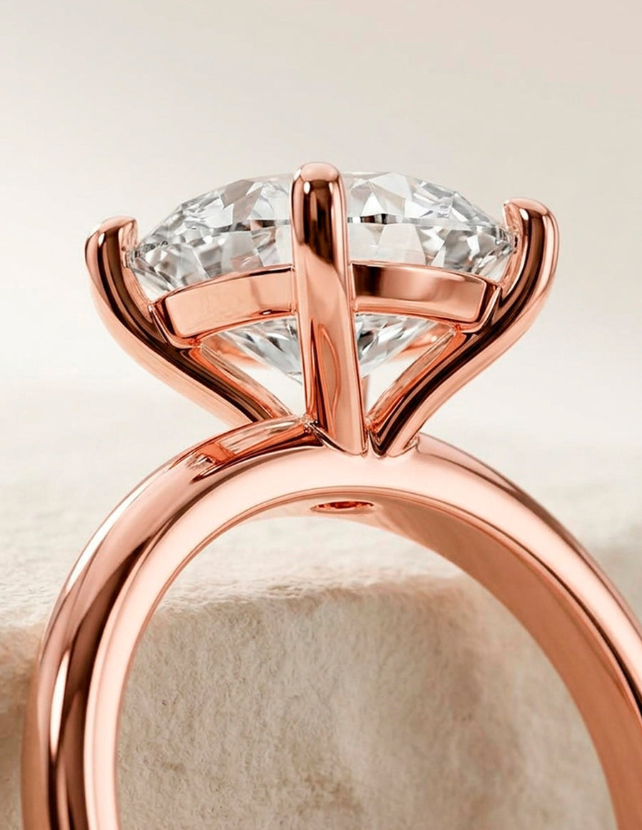 Anillo de Compromiso - solitario - AMORE71-CU-CZ