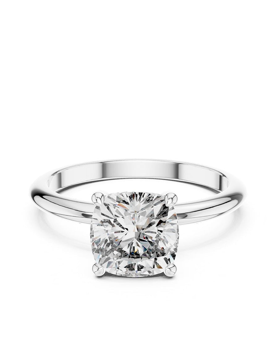 Anillo de Compromiso - solitario - AMORE71-CU-CZ