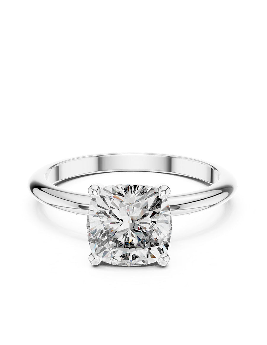 Anillo de compromiso - solitario - AMORE71-CU-LG