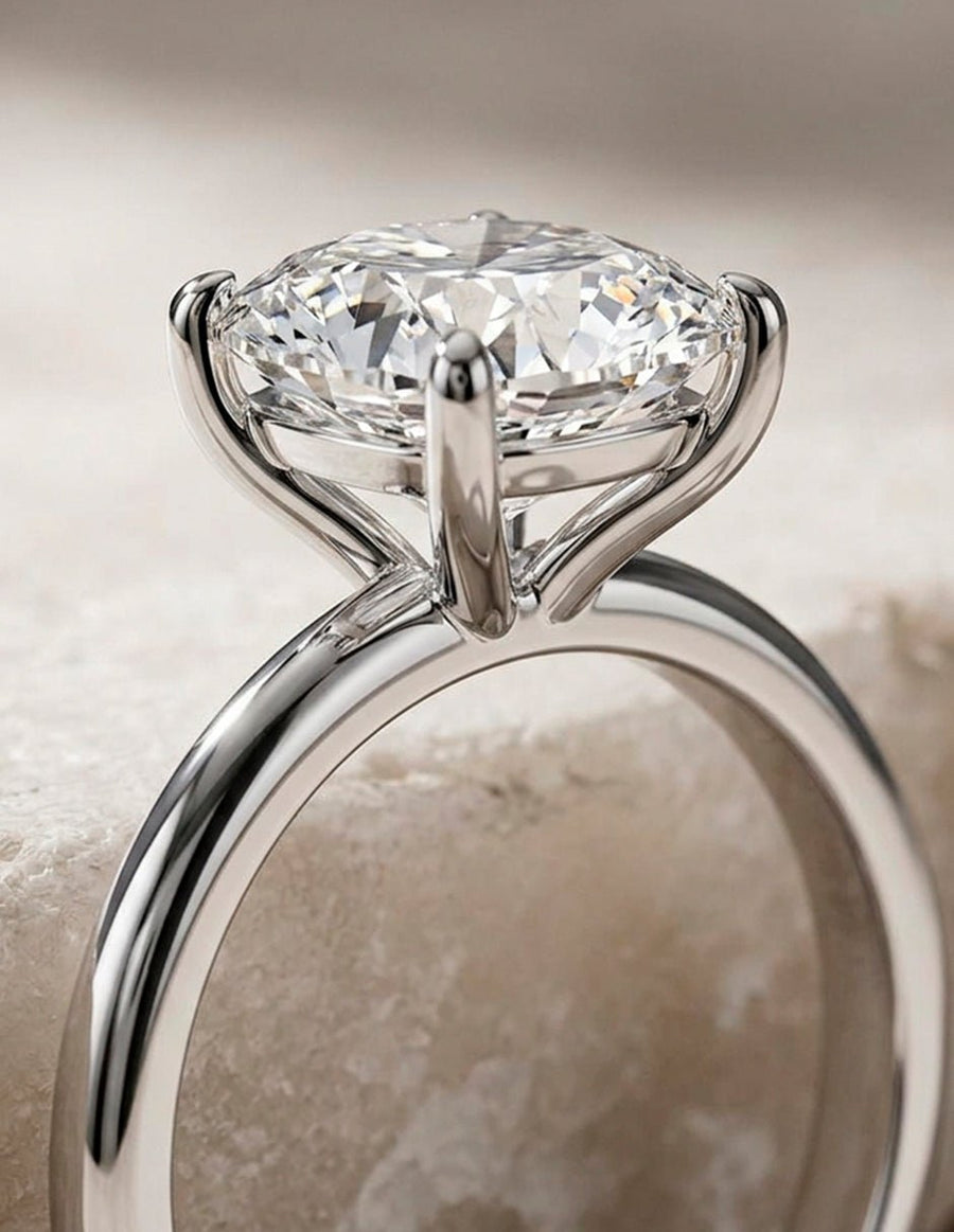 Anillo de Compromiso - solitario - AMORE71-CU-CZ