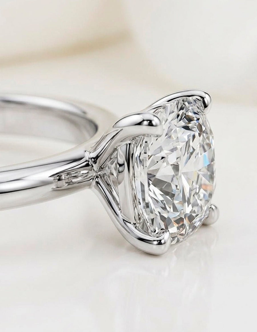 Anillo de Compromiso - solitario - AMORE71-CU-CZ
