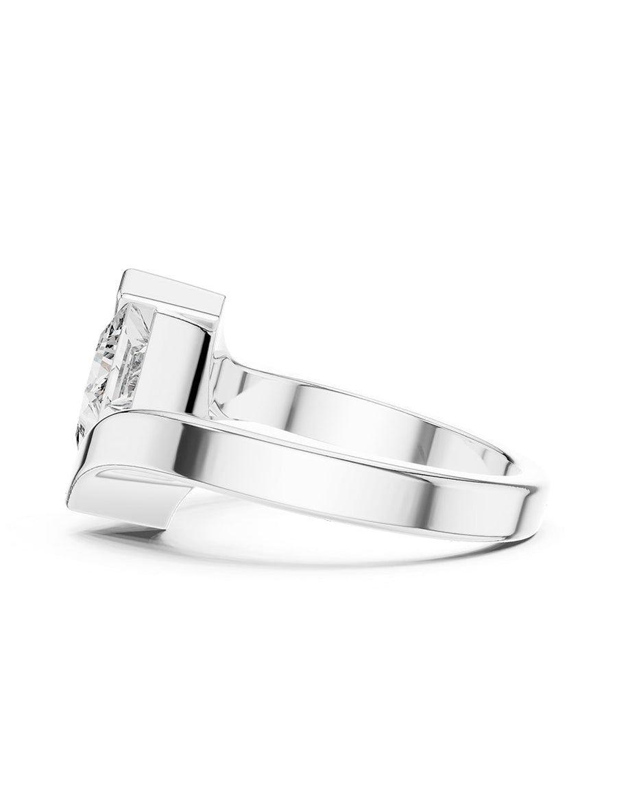 Anillo de compromiso - solitario - AMORE72-PR-LG