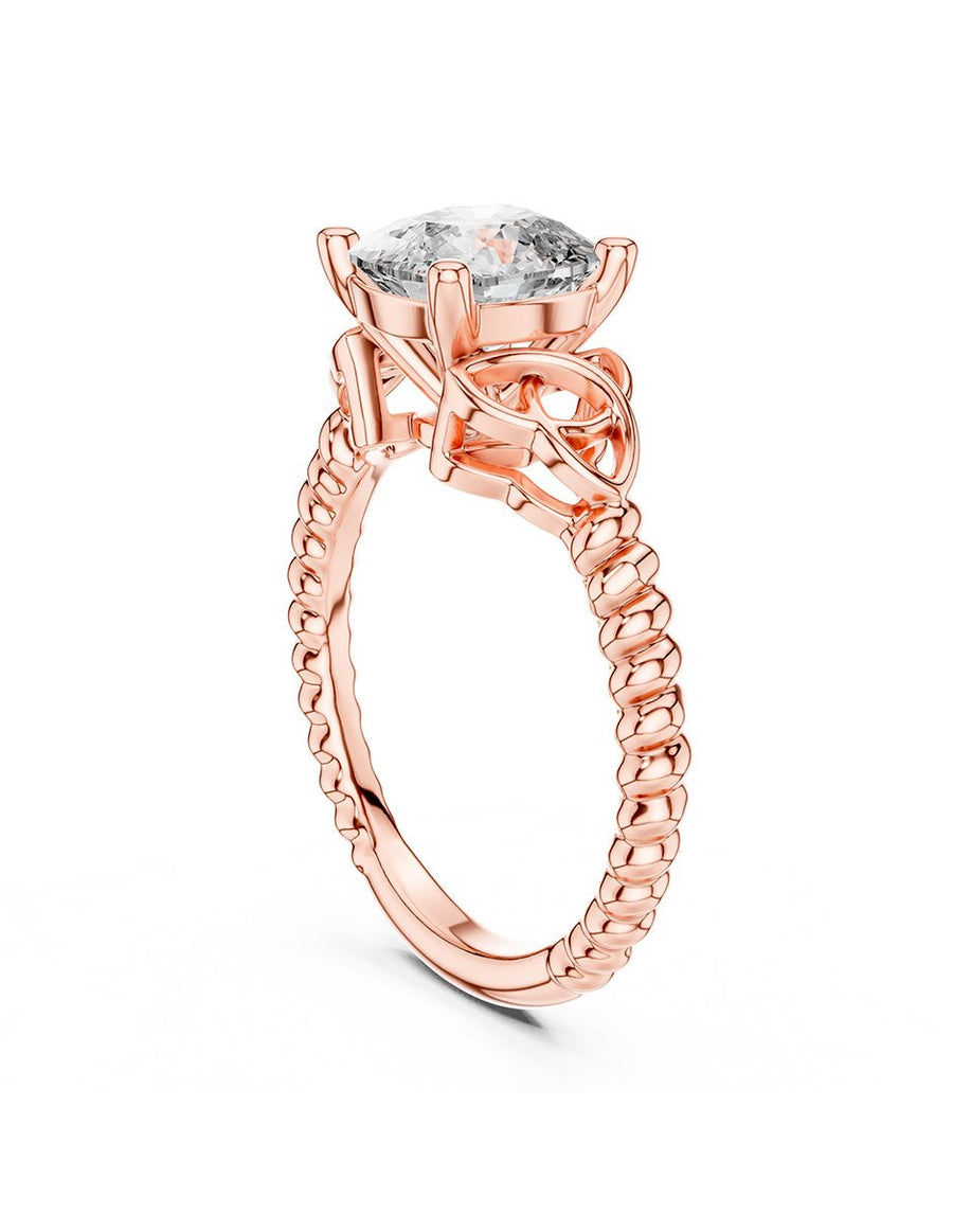 Anillo de compromiso - solitario - AMORE74-CU-LG