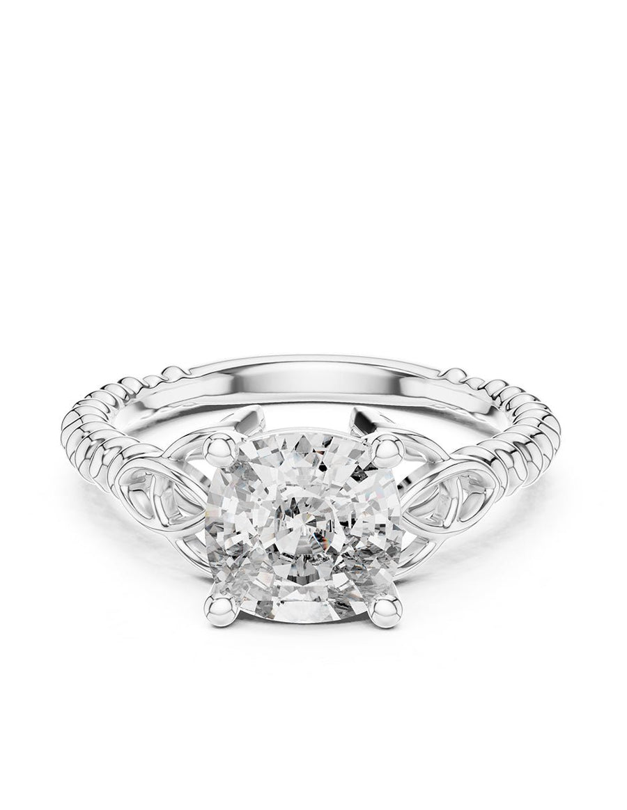 Anillo de compromiso - solitario - AMORE74-CU-LG
