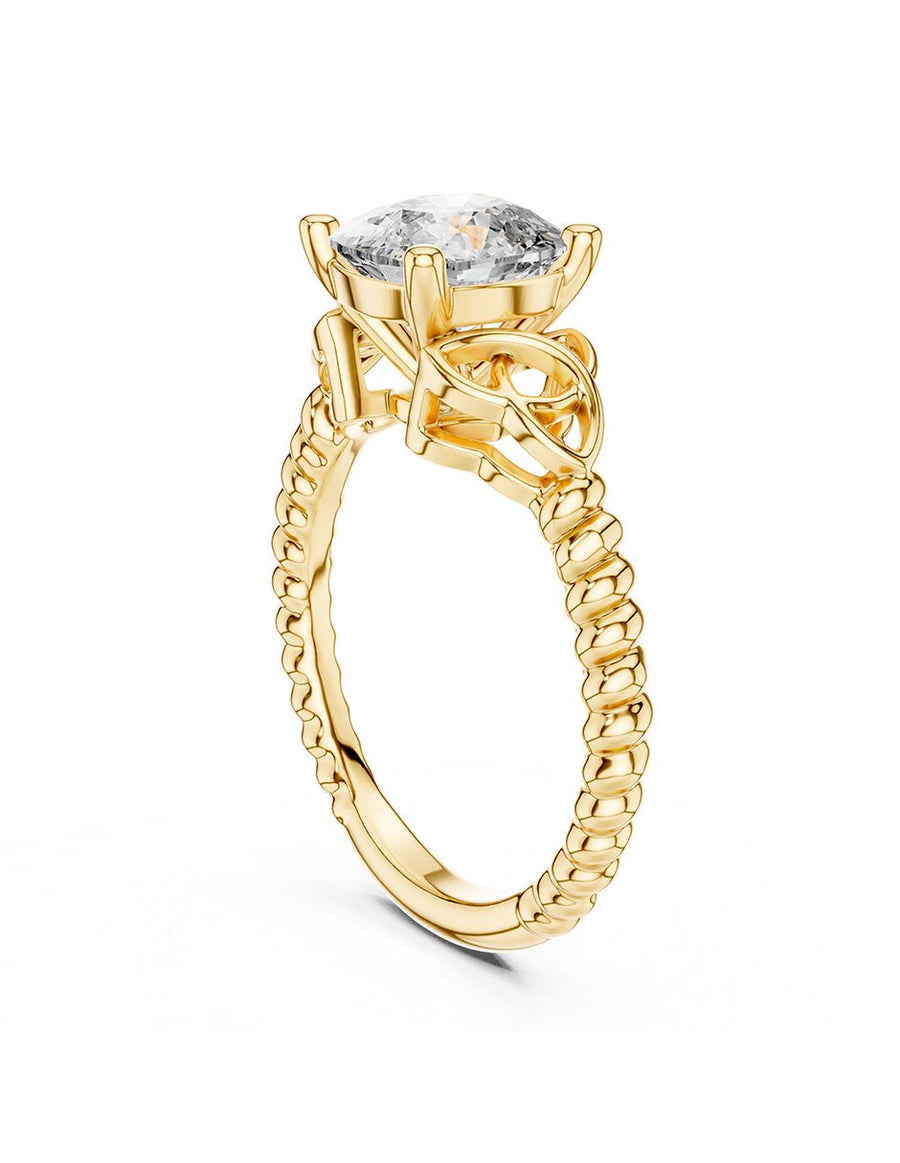 Anillo de compromiso - solitario - AMORE74-CU-LG