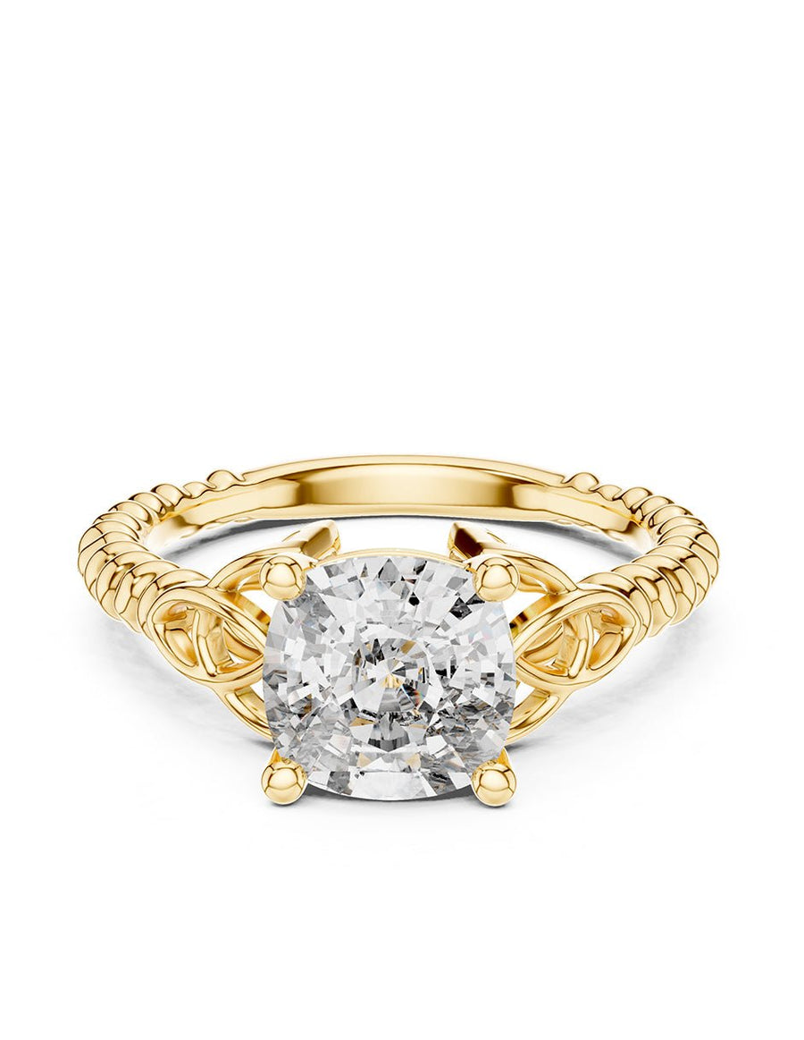 Anillo de compromiso - solitario - AMORE74-CU-LG