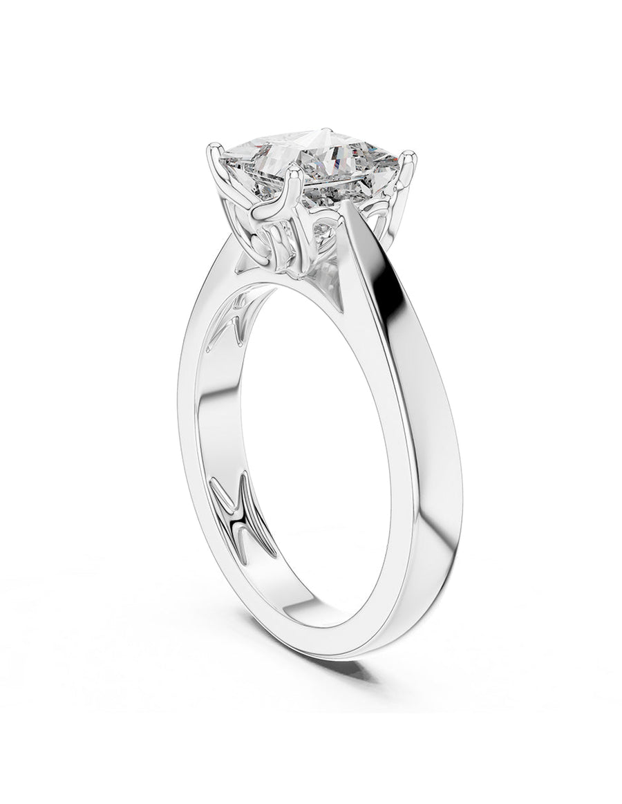 Anillo de Compromiso - solitario - AMORE76-PR-CZ