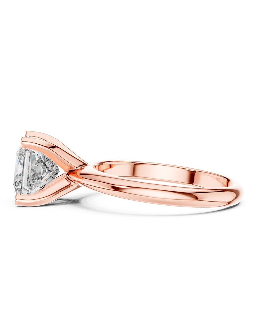Anillo de compromiso - solitario - AMORE77-PR-LG