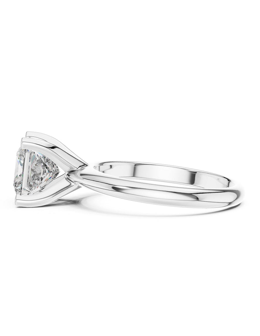 Anillo de compromiso - solitario - AMORE77-PR-LG