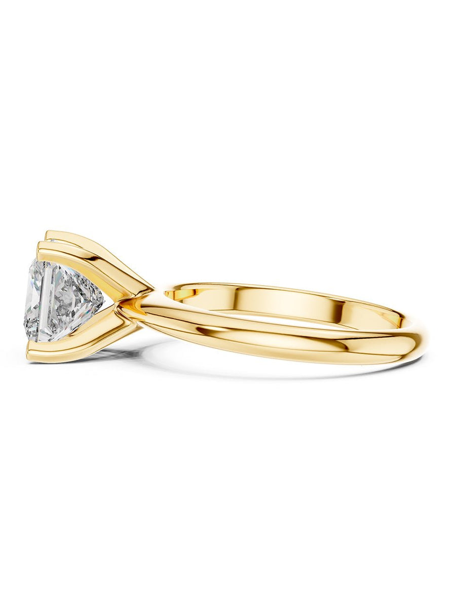 Anillo de compromiso - solitario - AMORE77-PR-LG
