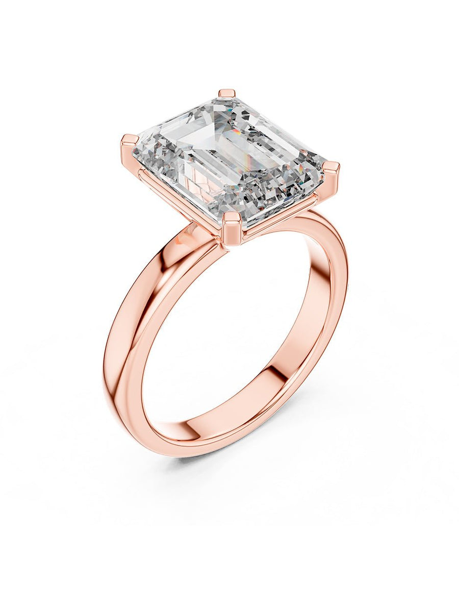 Anillo de compromiso - solitario - AMORE79-EM-LG