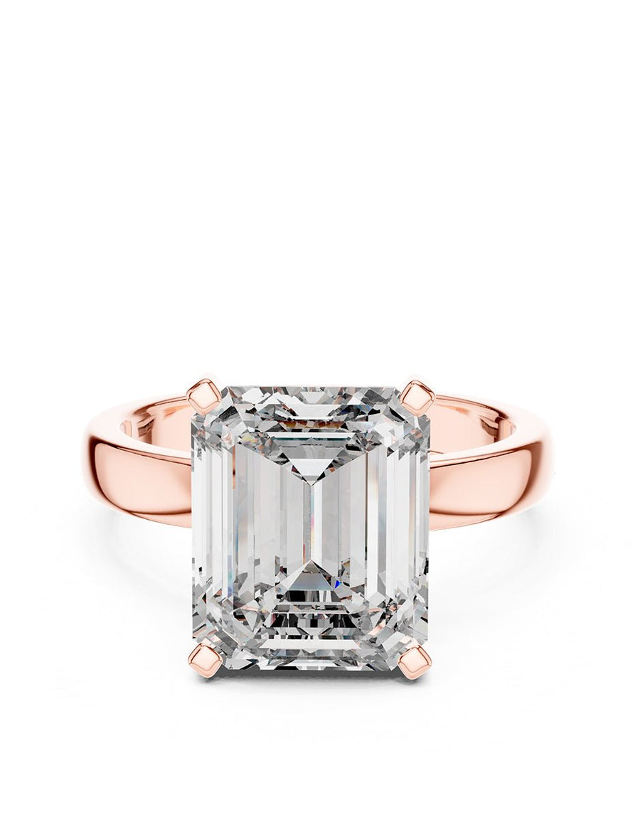 Anillo de compromiso - solitario - AMORE79-EM-LG