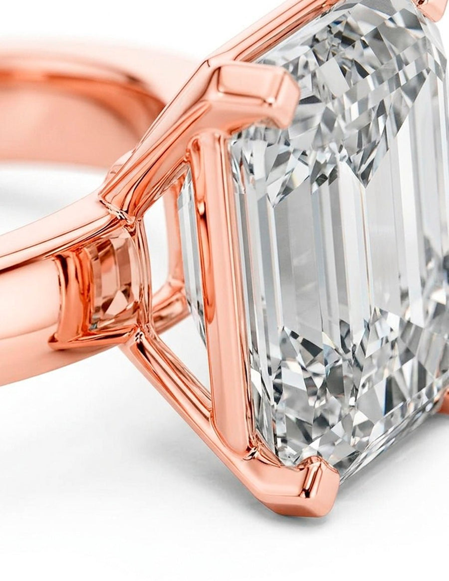Anillo de compromiso - solitario - AMORE79-EM-LG