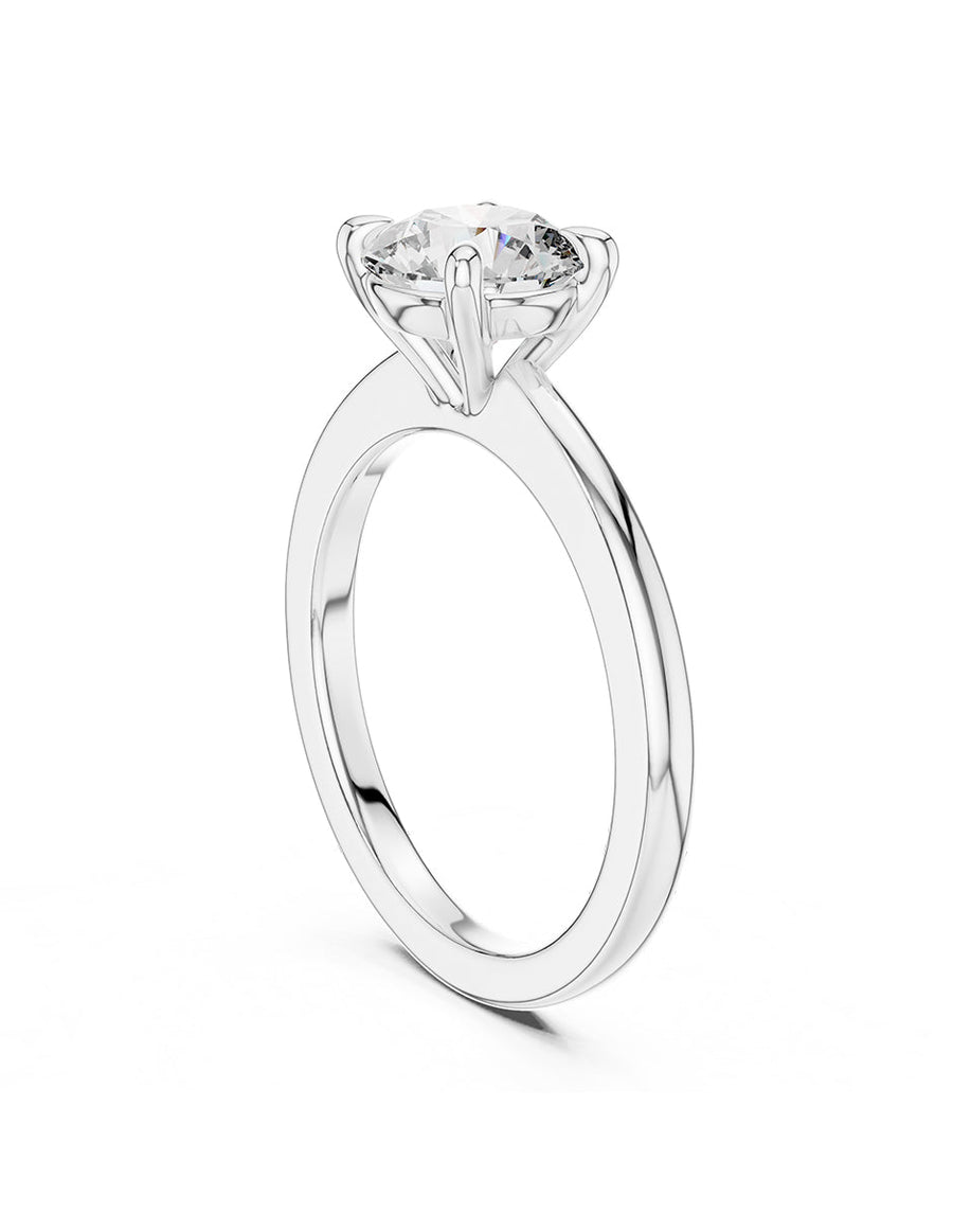 Anillo de Compromiso - solitario - AMORE8-RD-CZ