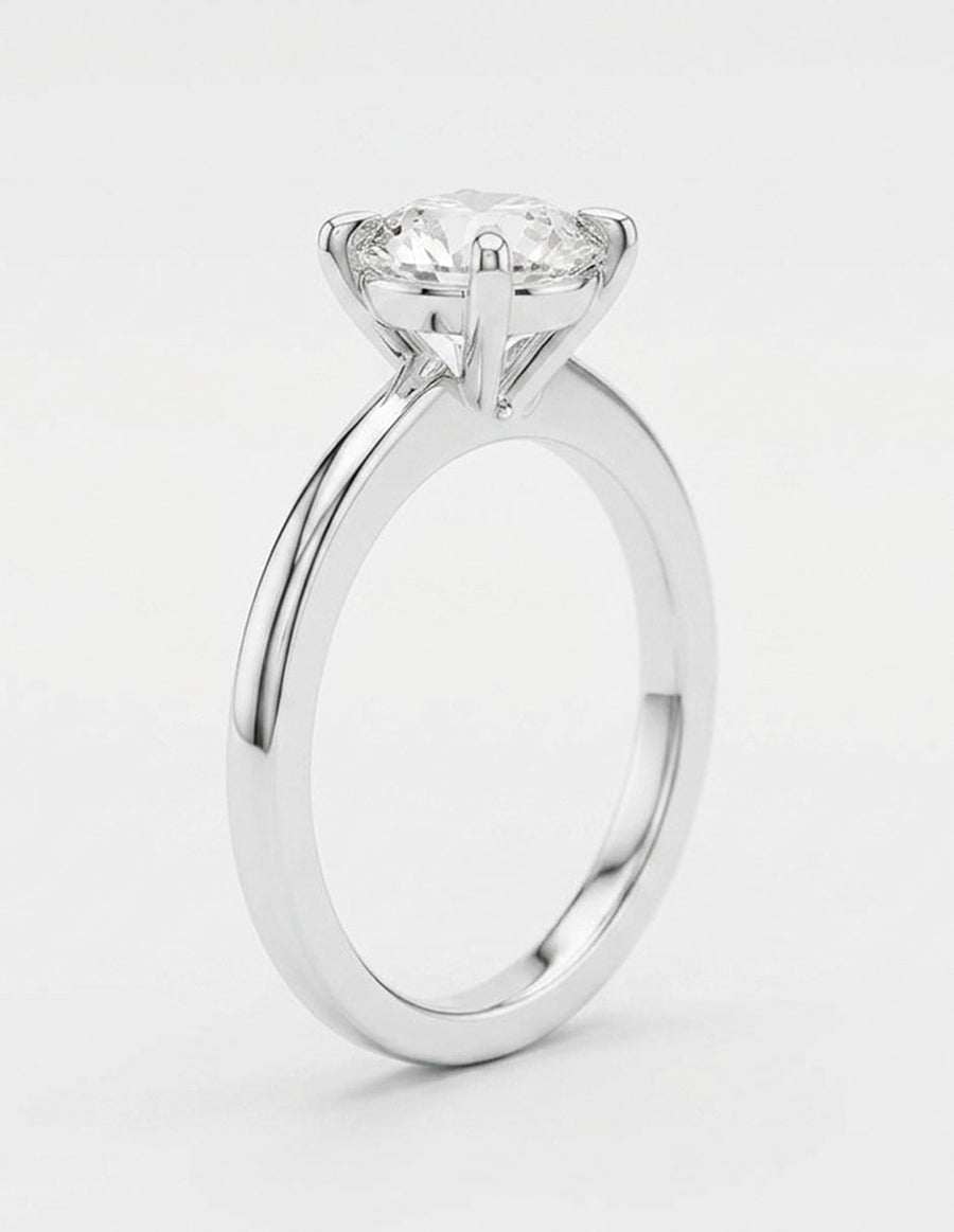 Anillo de Compromiso - solitario - AMORE8-RD-CZ