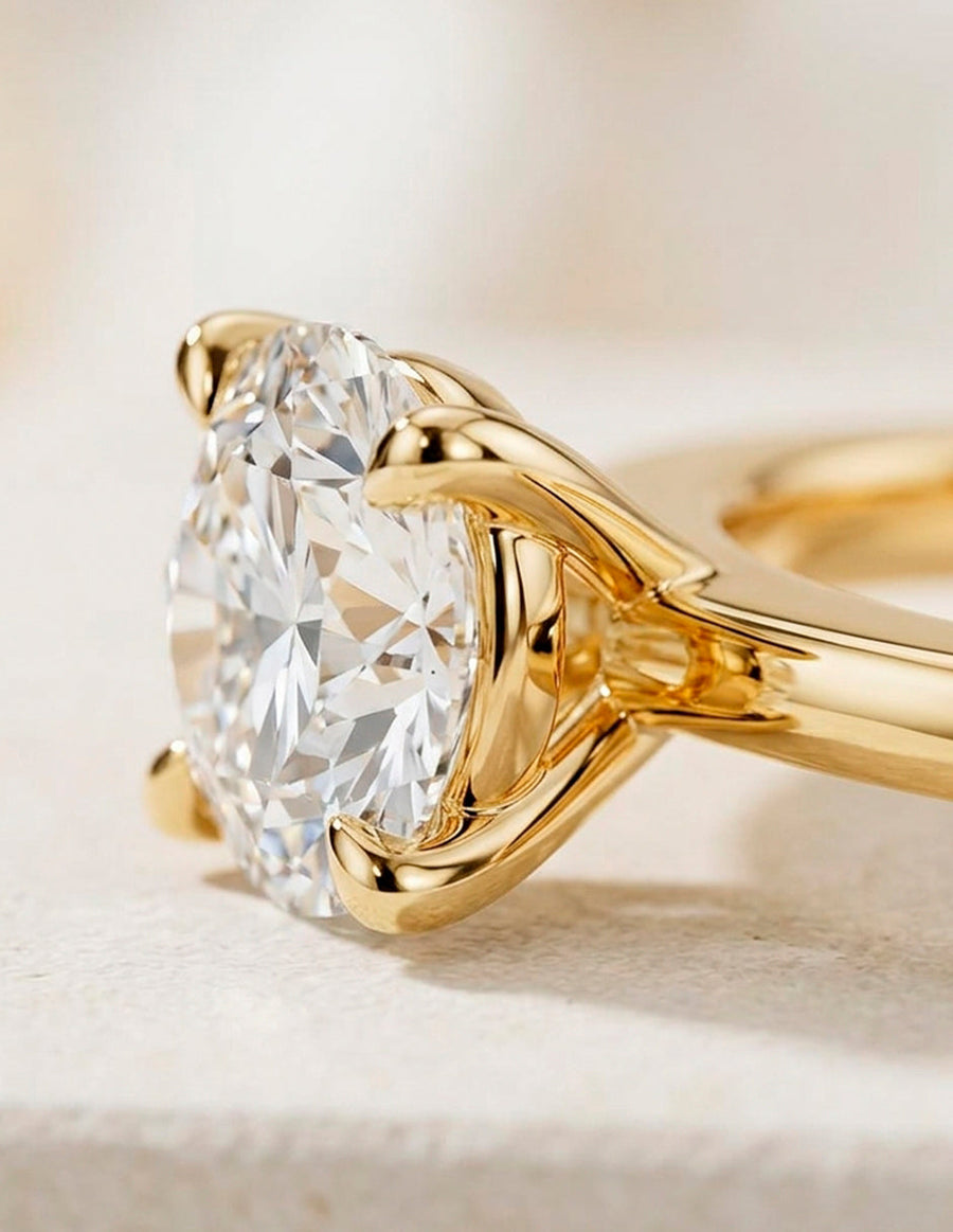 Anillo de Compromiso - solitario - AMORE8-RD-CZ