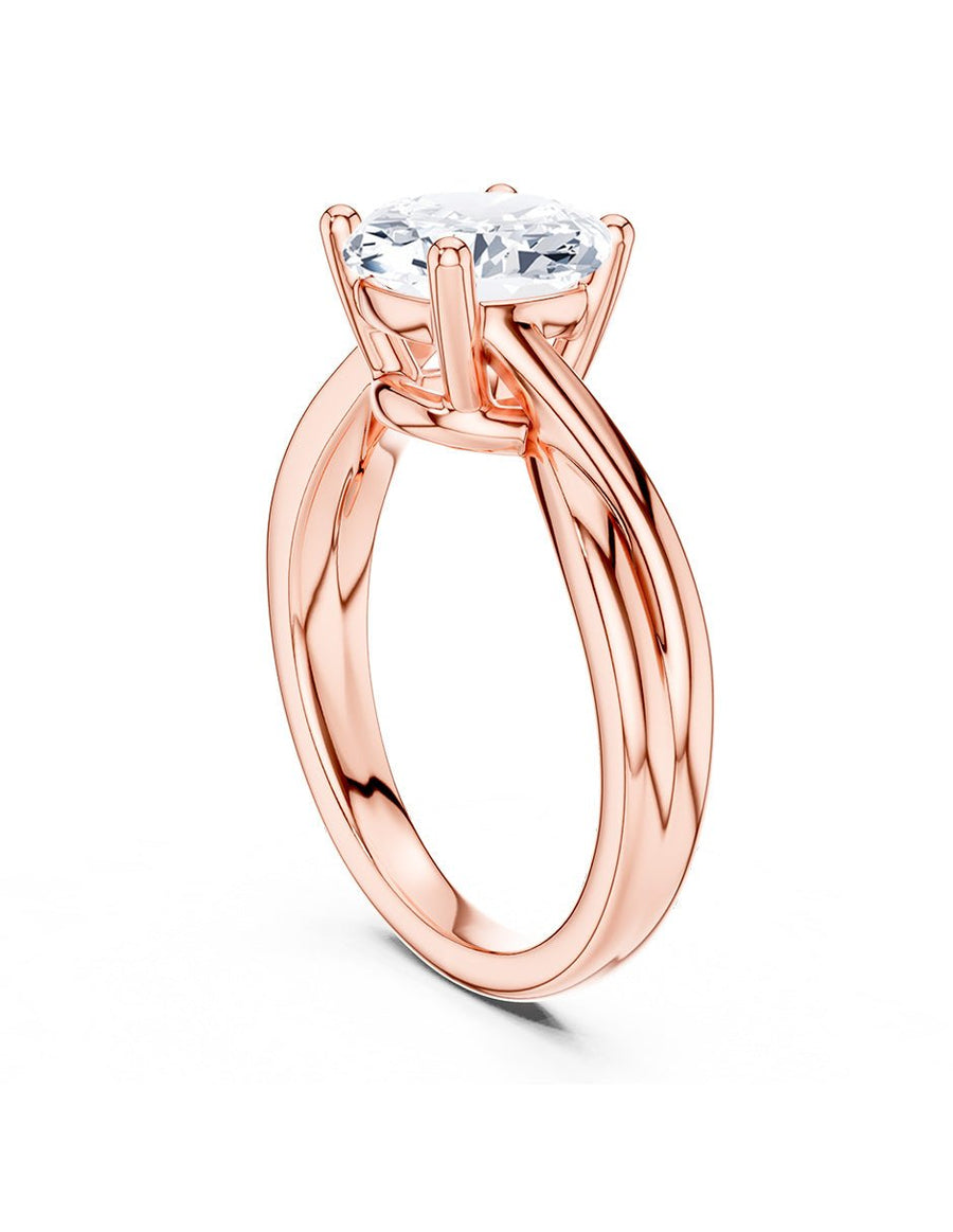 Anillo de compromiso - solitario - AMORE81-CU-LG