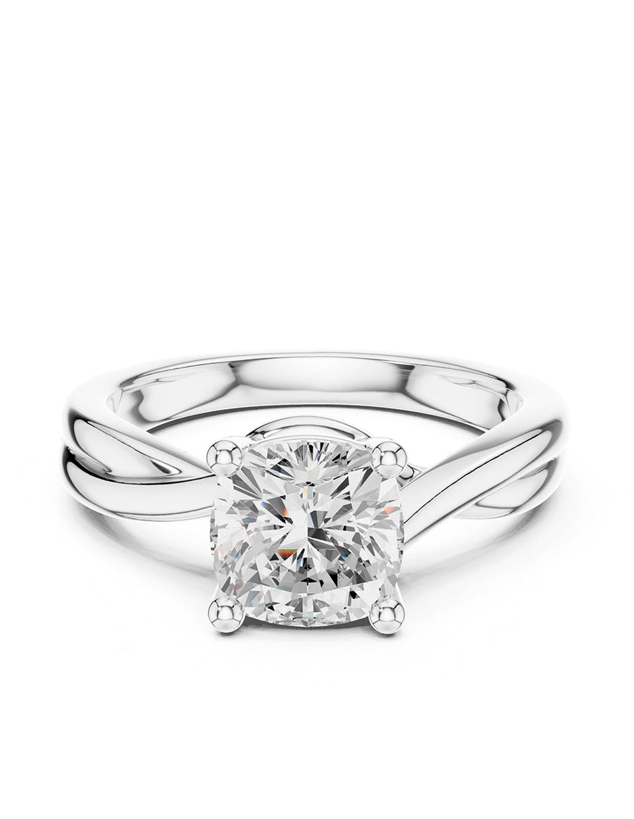 Anillo de compromiso - solitario - AMORE81-CU-LG
