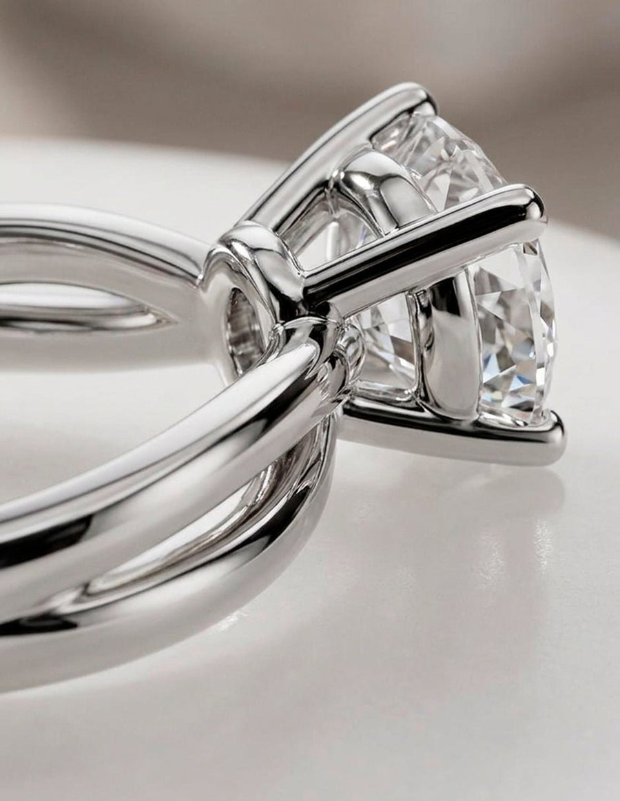 Anillo de compromiso - solitario - AMORE81-CU-LG